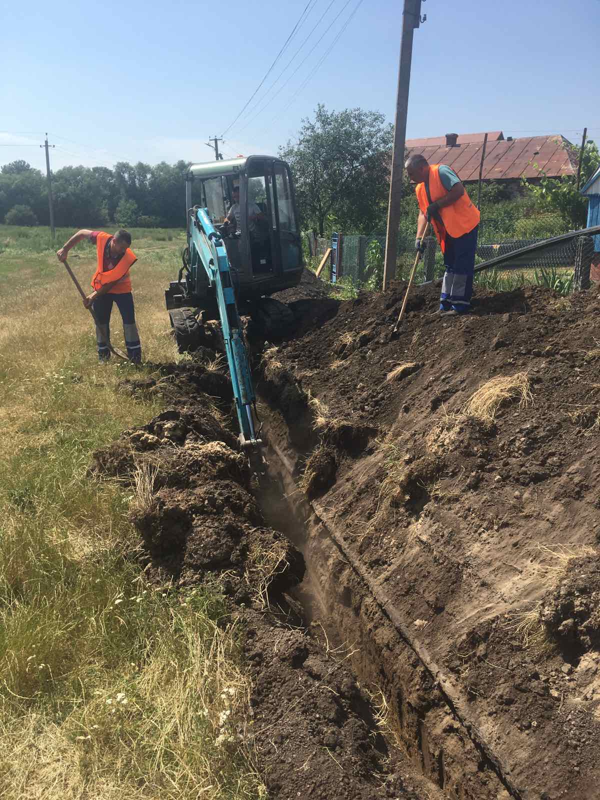 Replacement of a low-pressure gas pipeline in Slobidka-Dzhurynska, Chortkiv District