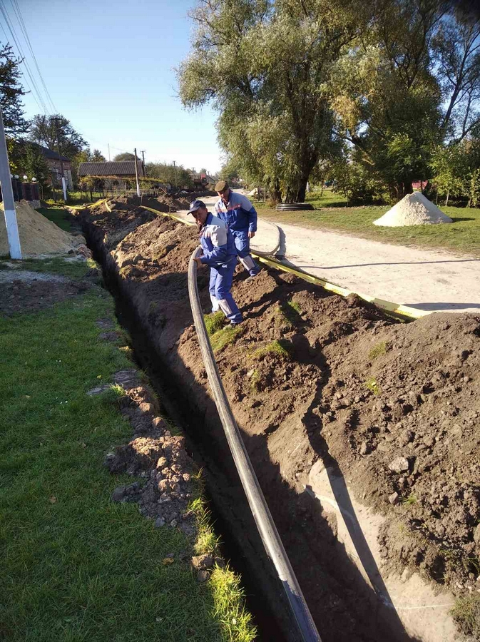 Заміна газопроводів низького та середнього тиску у селі Щепанів на Тернопільщині